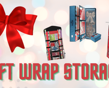 gift wrap storage